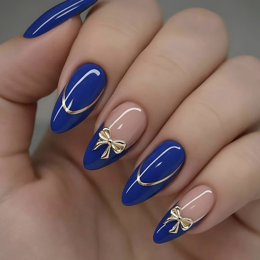 Decorative Bow-Accent Nail Art Extensions Kalsten