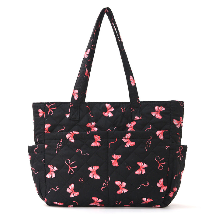 Practical cotton bag with cute bear motif Kalsten