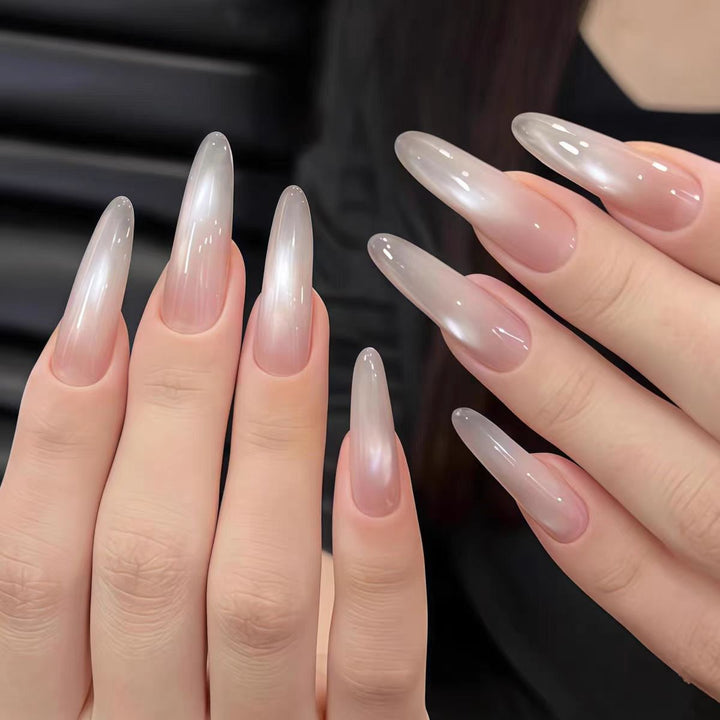 Natural Ombre Acrylic Nail Set Kalsten