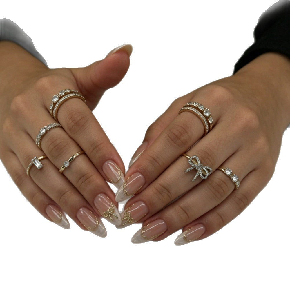 Elegant Stiletto Nail Art Set
