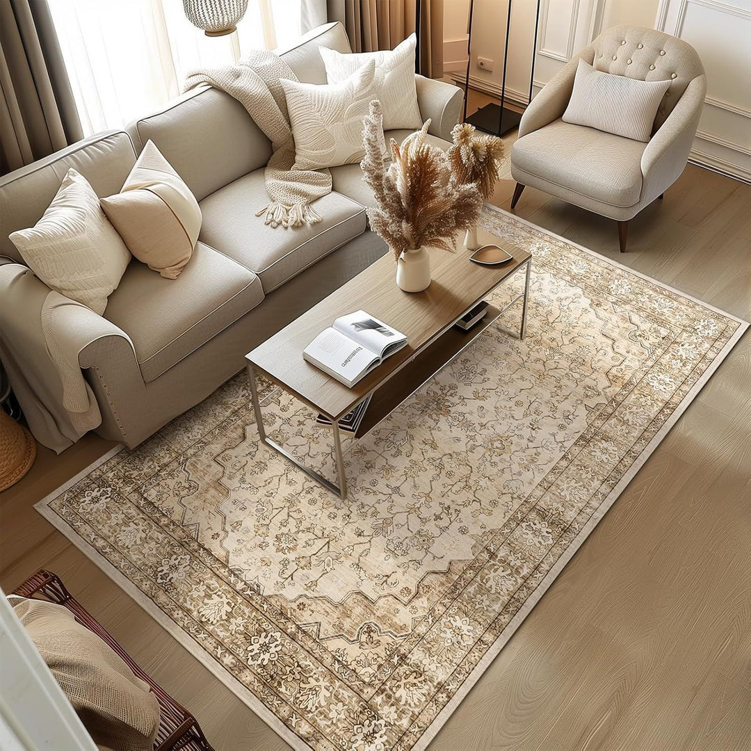 Vintage Flower Design Carpet