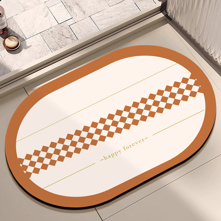 Cheerful Decorative Entrance Mat Kalsten