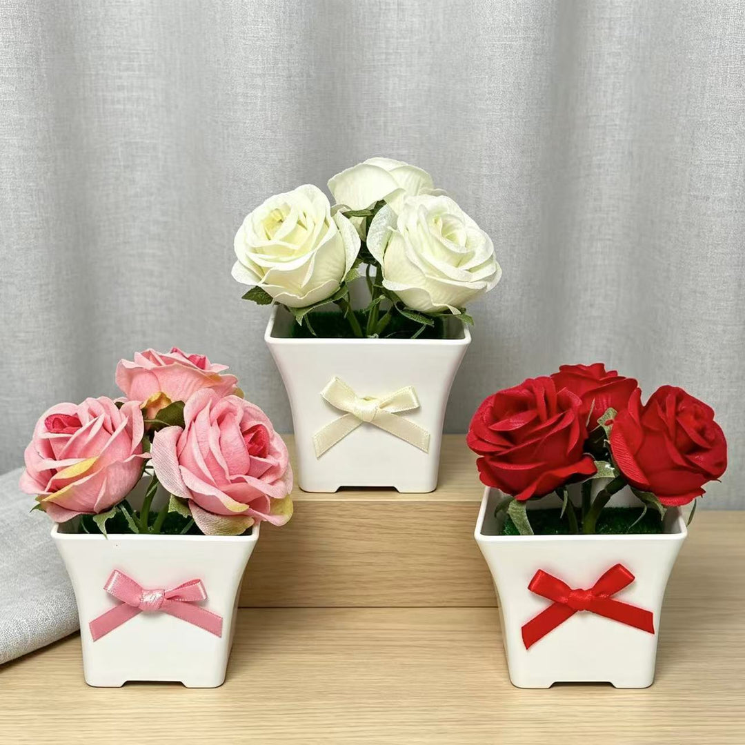Decorative Rose Plant for Indoor Home Decor