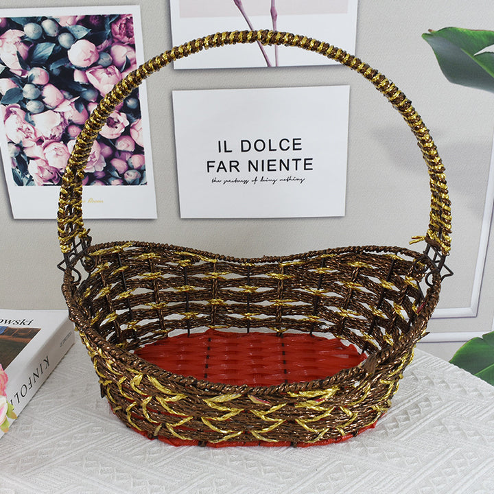 Colorful Decorative Woven Basket Kalsten