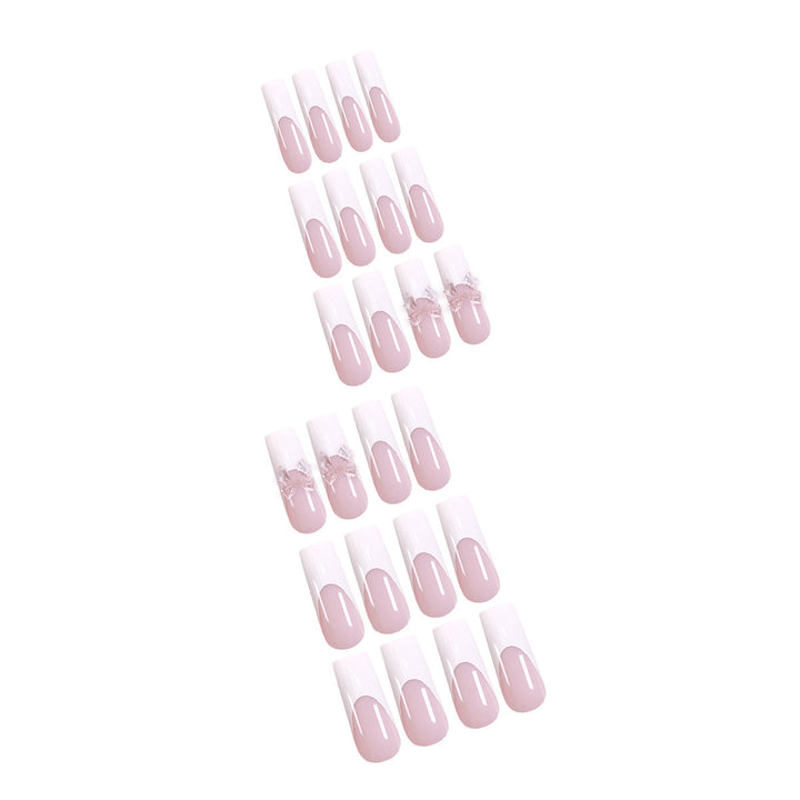 Artificial nails with 3D flower decoration Kalsten