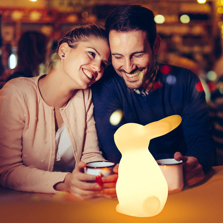 Contemporary Creative Rabbit PE LED Table Lamp for the Bedroom | Noxord