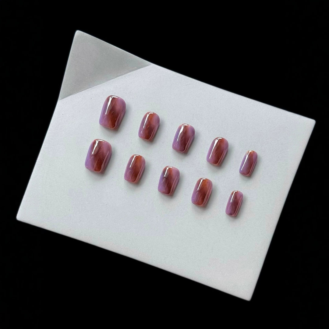 Artistic Marble Effect Press-On Nails
