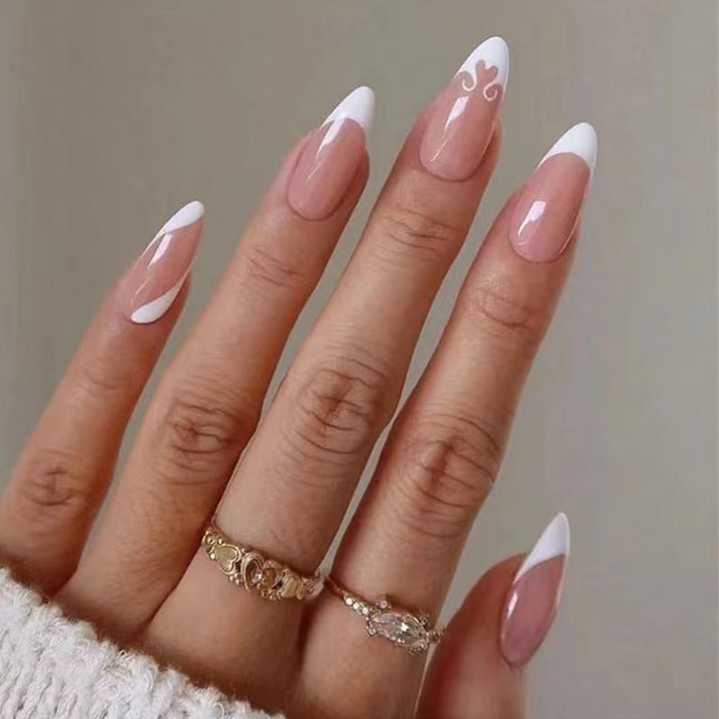 Premium Long Stiletto Press-On Nails with Elegant Design Kalsten
