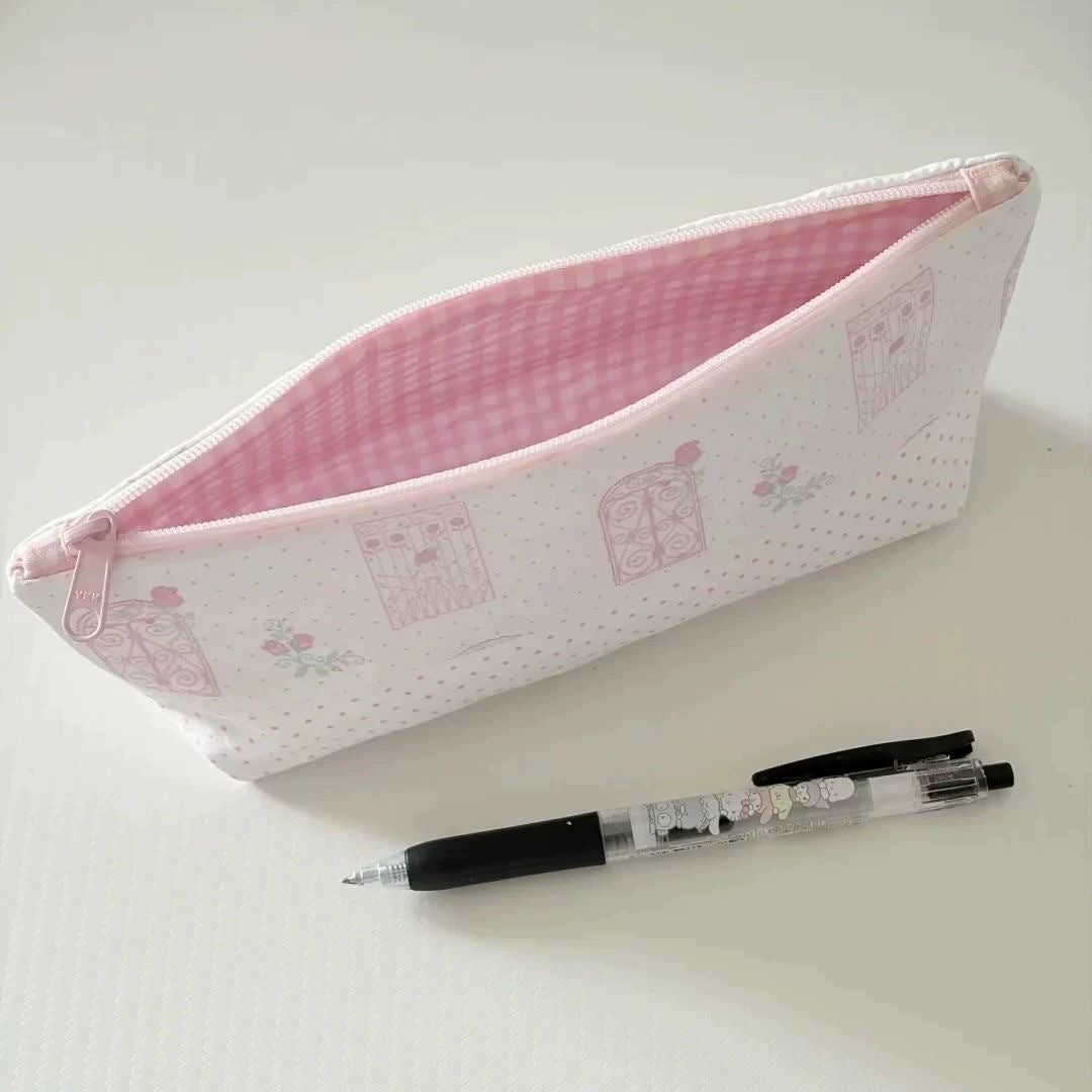 Stylish Floral Print Pencil Case