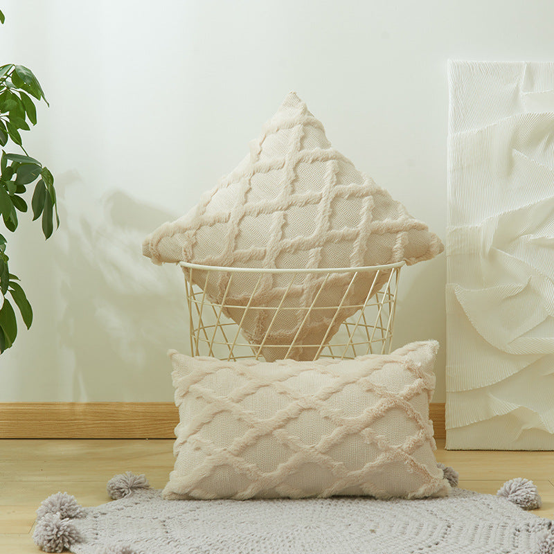 Textured Cozy Decorative Throw Pillow