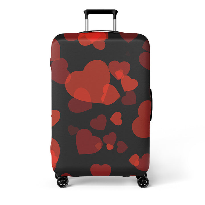 Heart-Patterned Hard Shell Luggage Kalsten