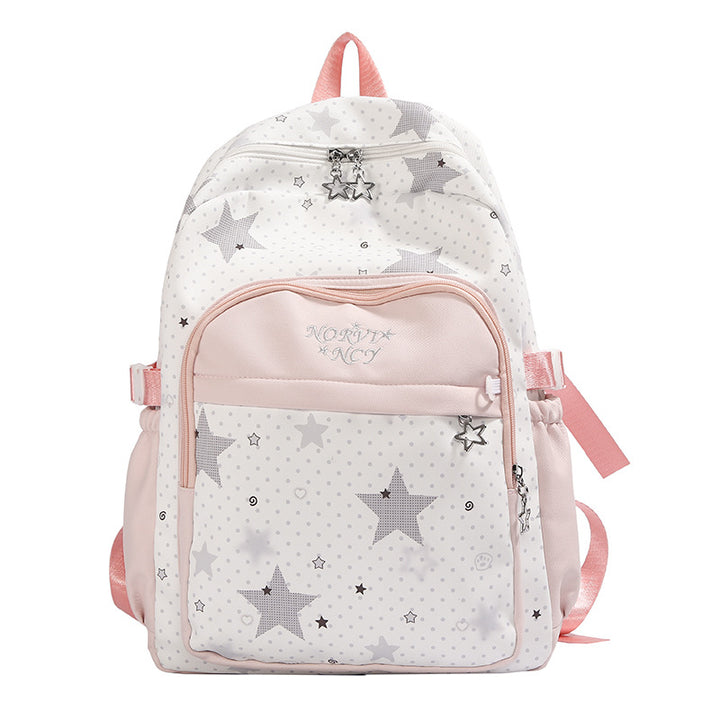 Stylish Star-Print Backpack Kalsten