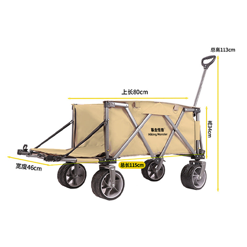 Folding Transport Cart With Large Capacity Kalsten