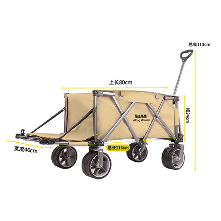 Folding Transport Cart With Large Capacity Kalsten