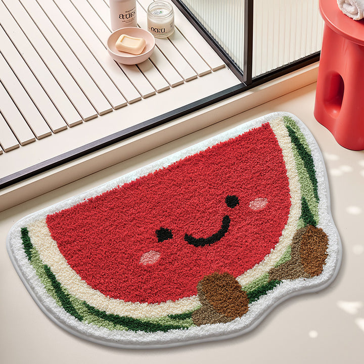 Cute Tomato-Shaped Bath Mat Kalsten