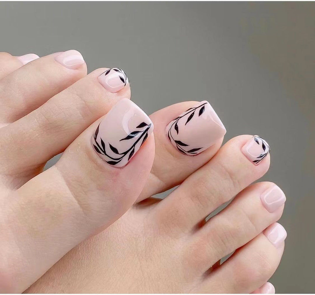 Artistic Toenail Design with Divine Butterfly Design Kalsten