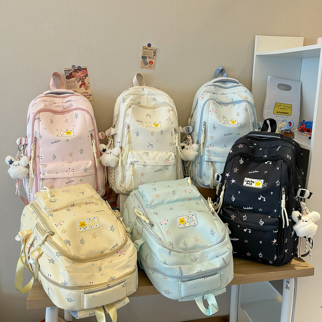 Playful Polka Dot School Backpack Kalsten