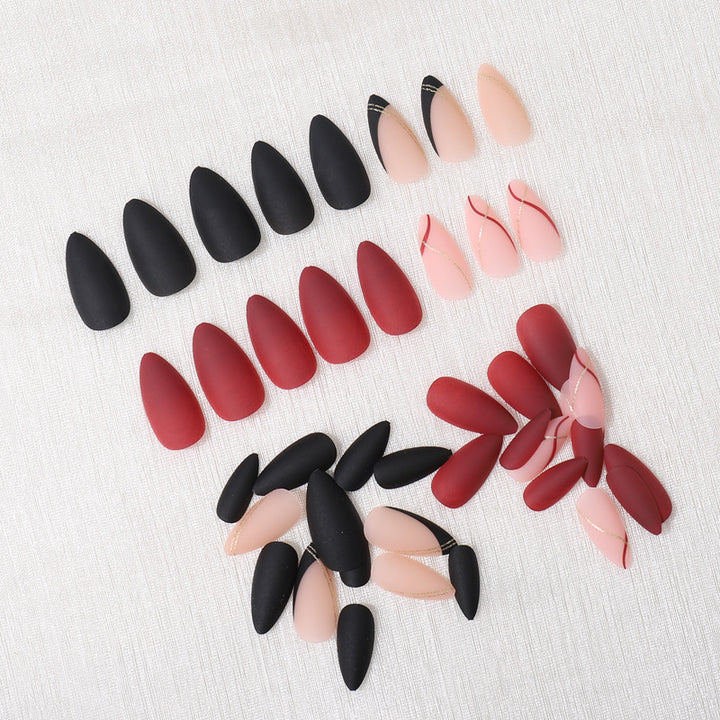 Elegant French Tip Press-On Nail Set Kalsten