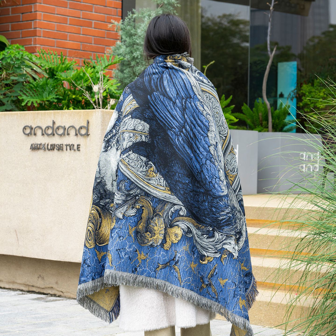 Artistic Heritage Pattern Throw Blanket