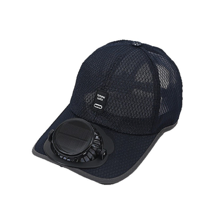 Sun protection cap with integrated solar fan Kalsten
