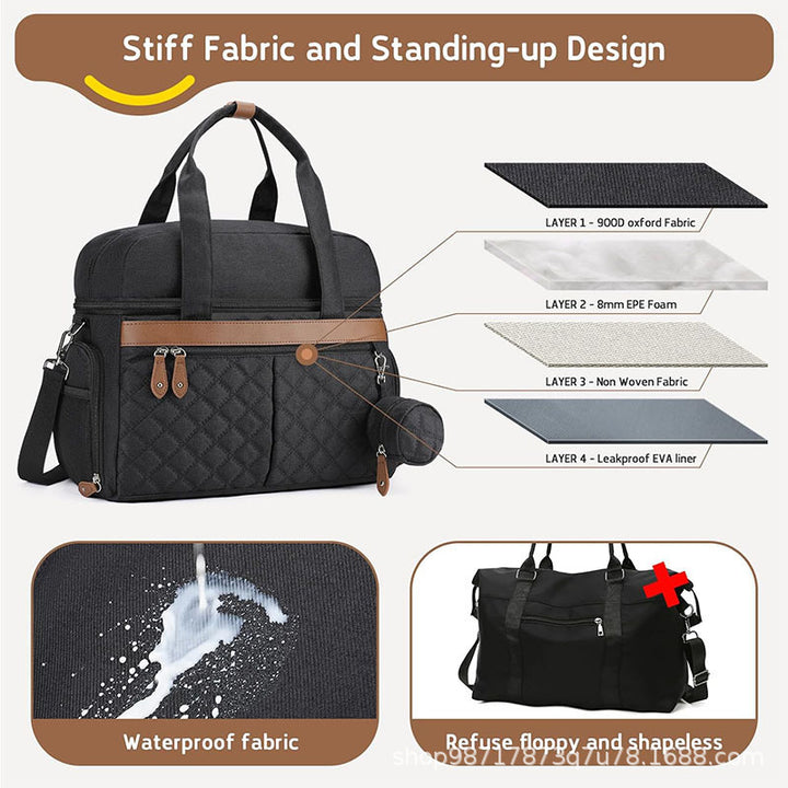 Versatile Quilted Travel Utility Bag Kalsten