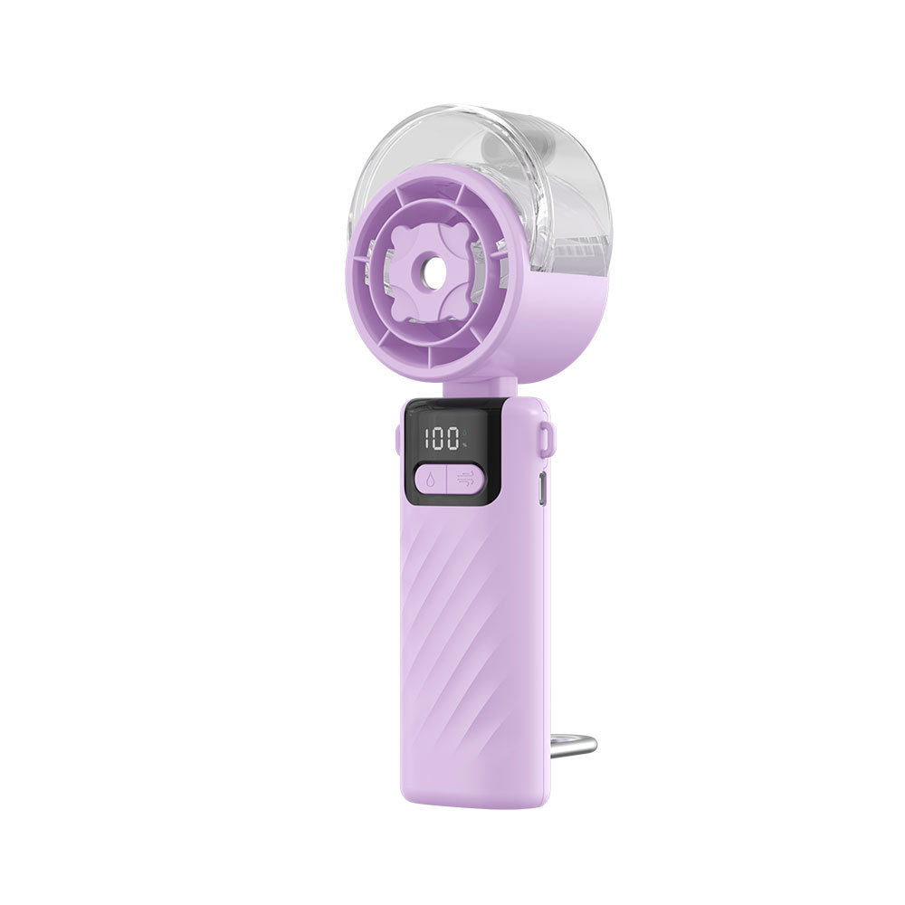 Unisex Rechargeable Adjustable Airflow Handheld Mist Fan Kalsten