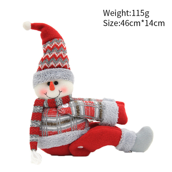 Plush Christmas Reindeer Figurine