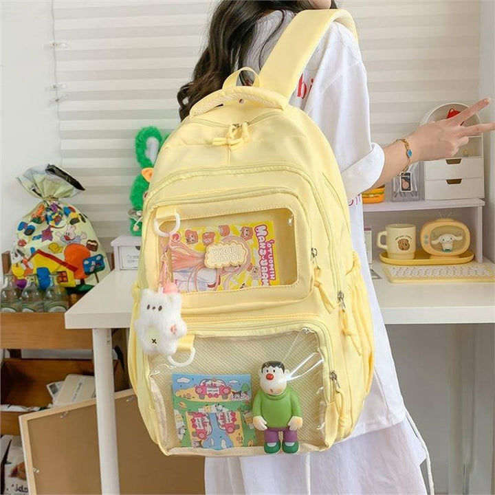 Multifunctional Clear Window Backpack