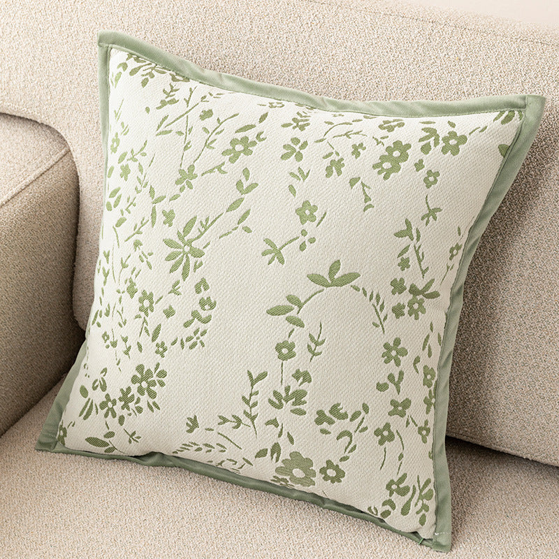 Floral Textured Decorative Pillow
