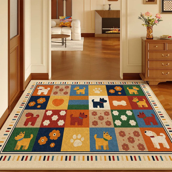 Decorative Pet-Themed Area Rug