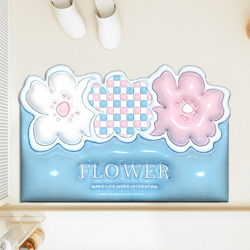 Decorative Floral Indoor Mat
