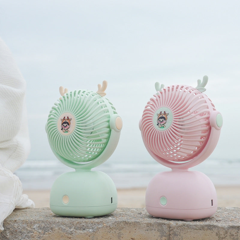 Unisex Portable Mini Fan with Cute Cat Design Kalsten
