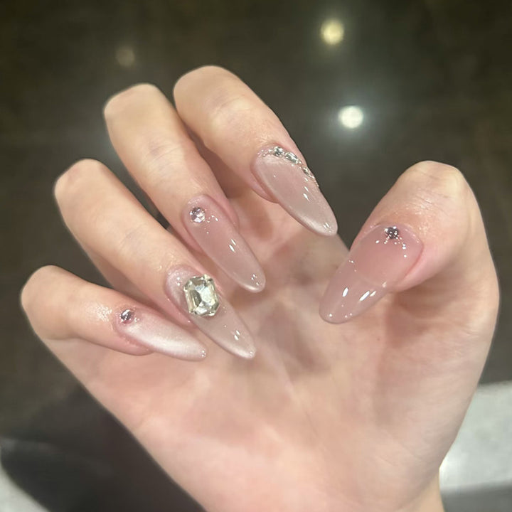 Decorative Glittery Press-On Nail Tips Kalsten