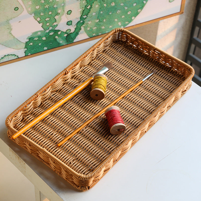 Woven Storage Serving Tray Kalsten
