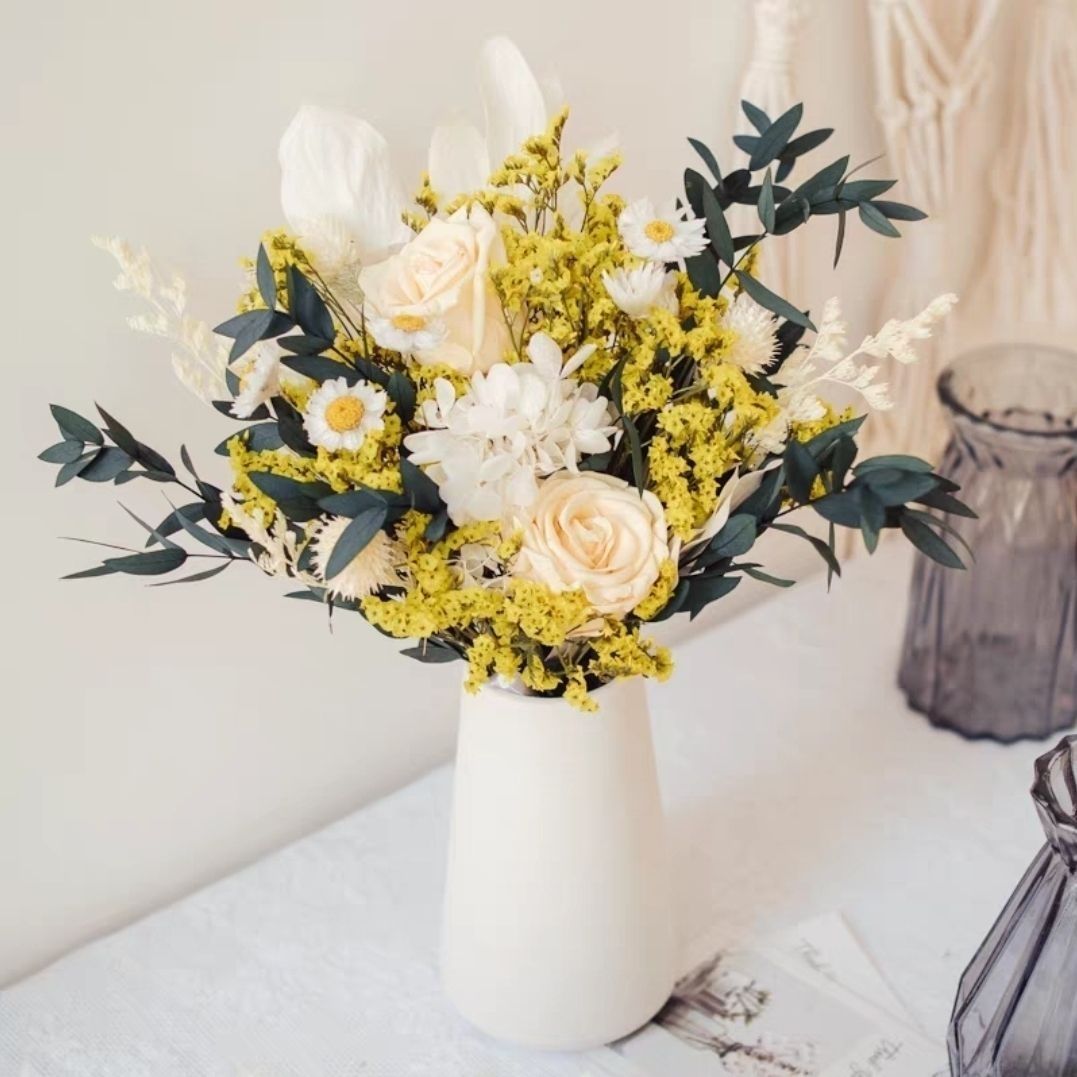 Dried Flower Bouquet Centerpiece