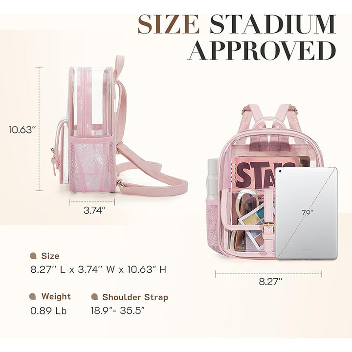 Transparent Mini Backpack Kalsten