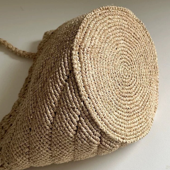 Handmade basket bag with unique weaving Kalsten