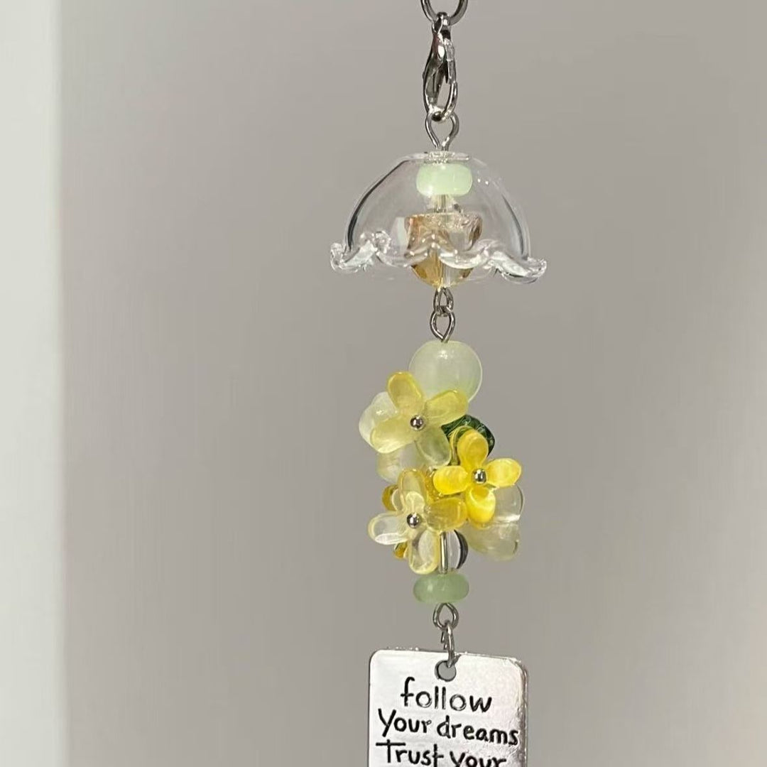Inspirational Flower Pendant Charm Kalsten