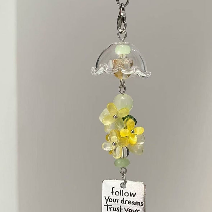 Inspirational Flower Pendant Charm Kalsten