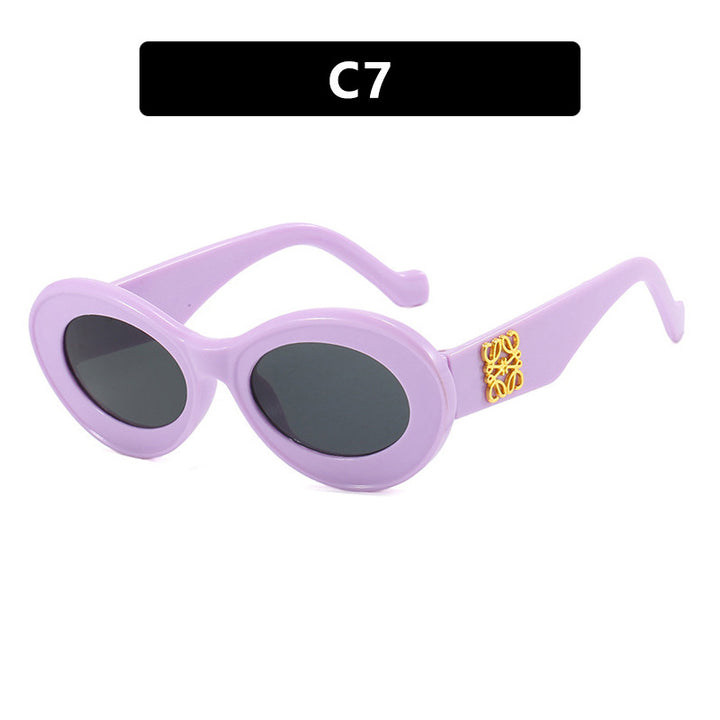 Ladies elegant curved sunglasses Kalsten
