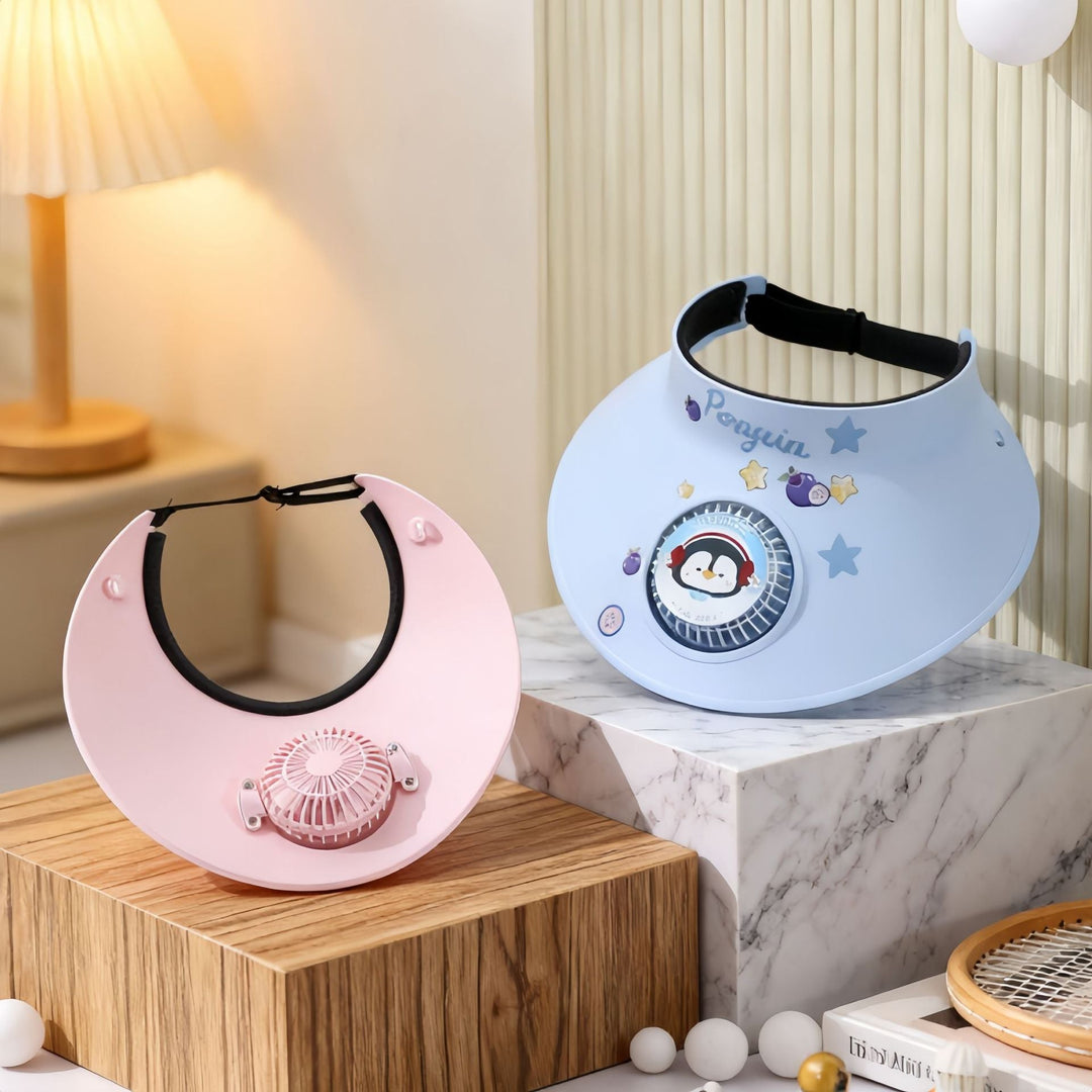 Ladies Cooling Sunshade with Integrated Fan Kalsten