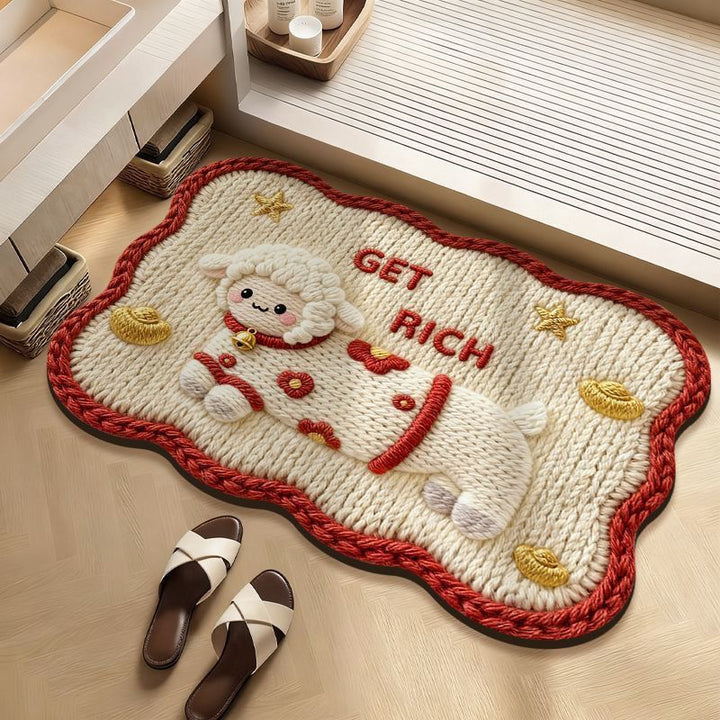 Decorative Dog-Themed Area Rug