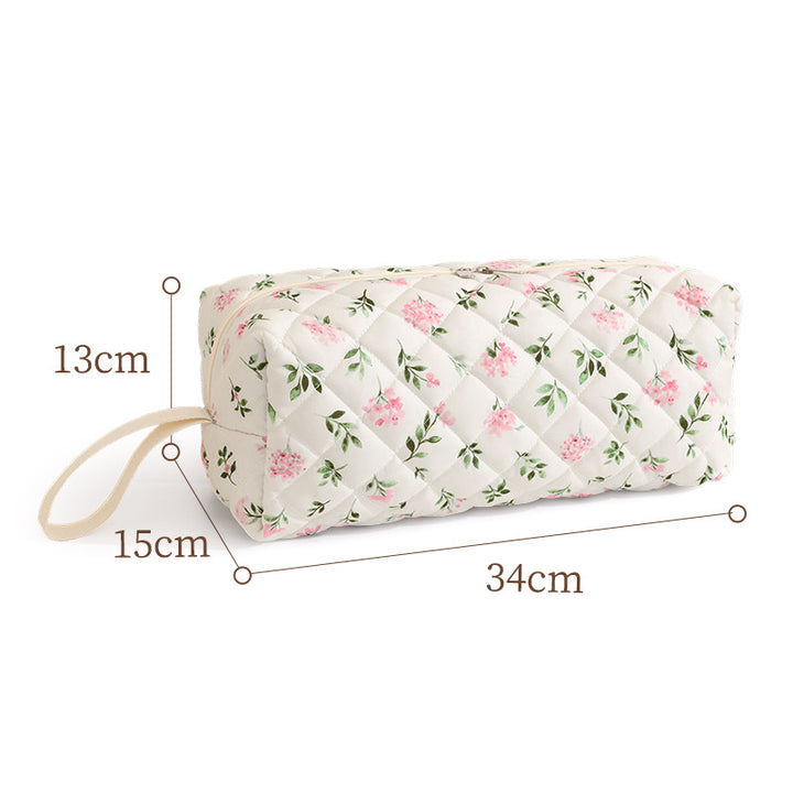 Quilted Animal Print Makeup Bag Kalsten