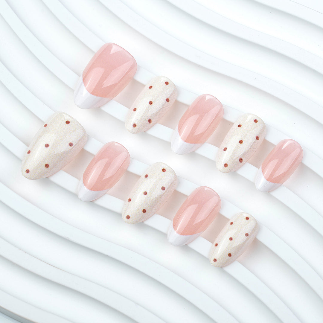 Elegant Pointed Press-On Nail Art Kalsten