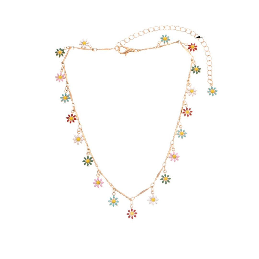Floral Charm Necklace Kalsten