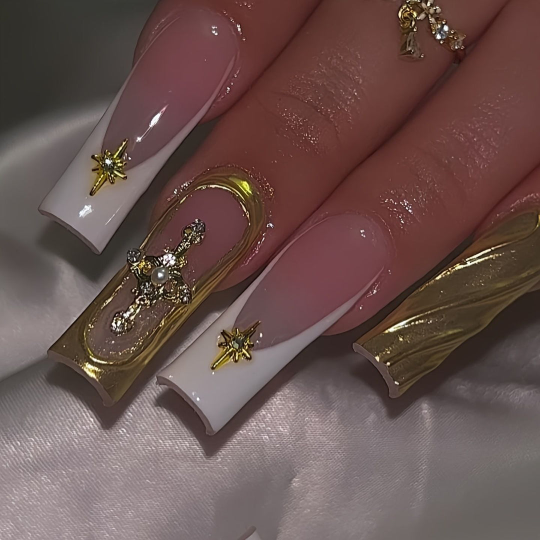 Ornate Decorative Acrylic Nail Enhancements Kalsten