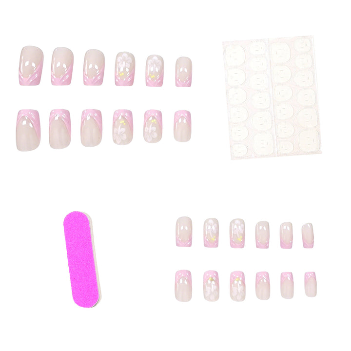 Elegant Floral Nail Art Kalsten