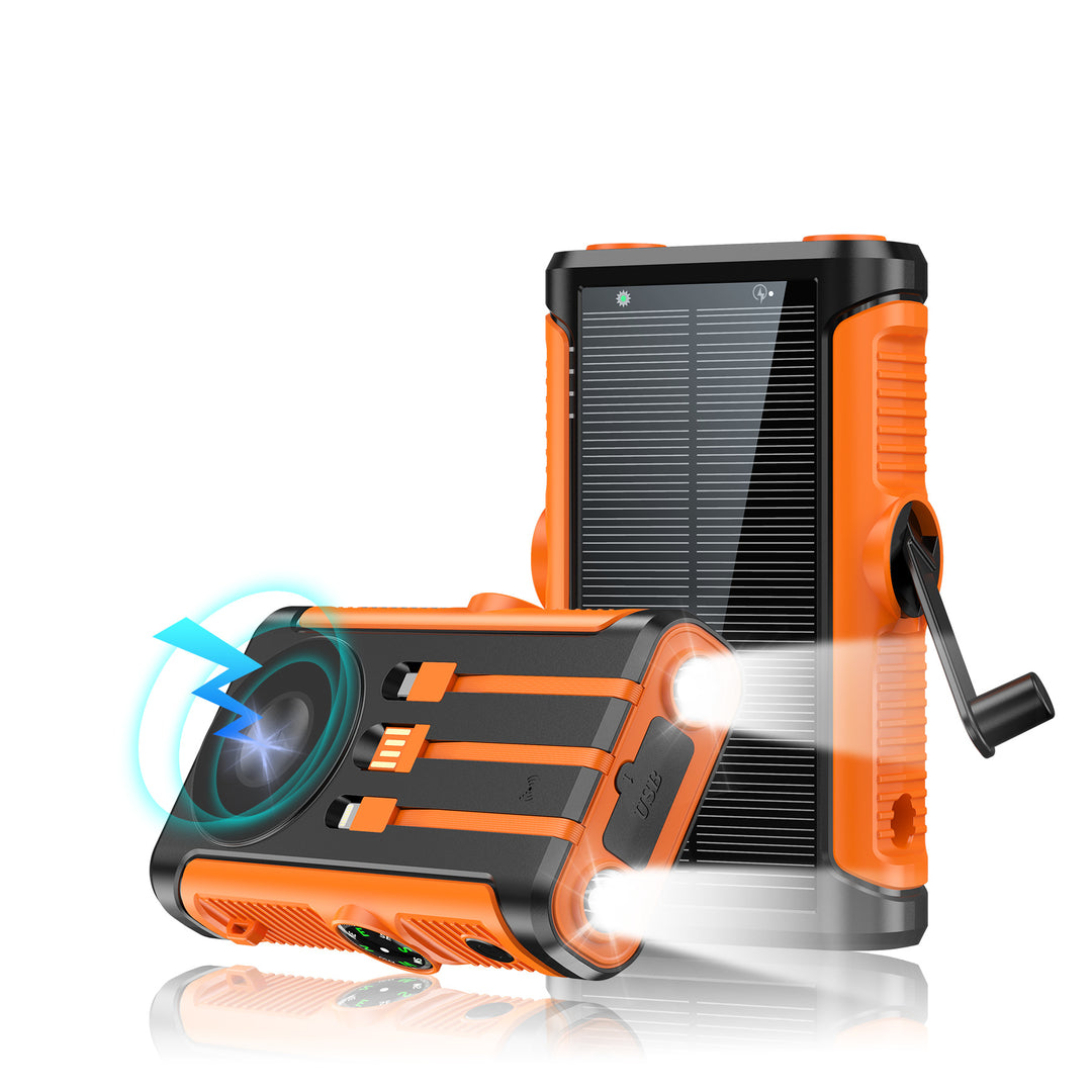 Multifunctional Solar Powerbank with Hand Crank Kalsten