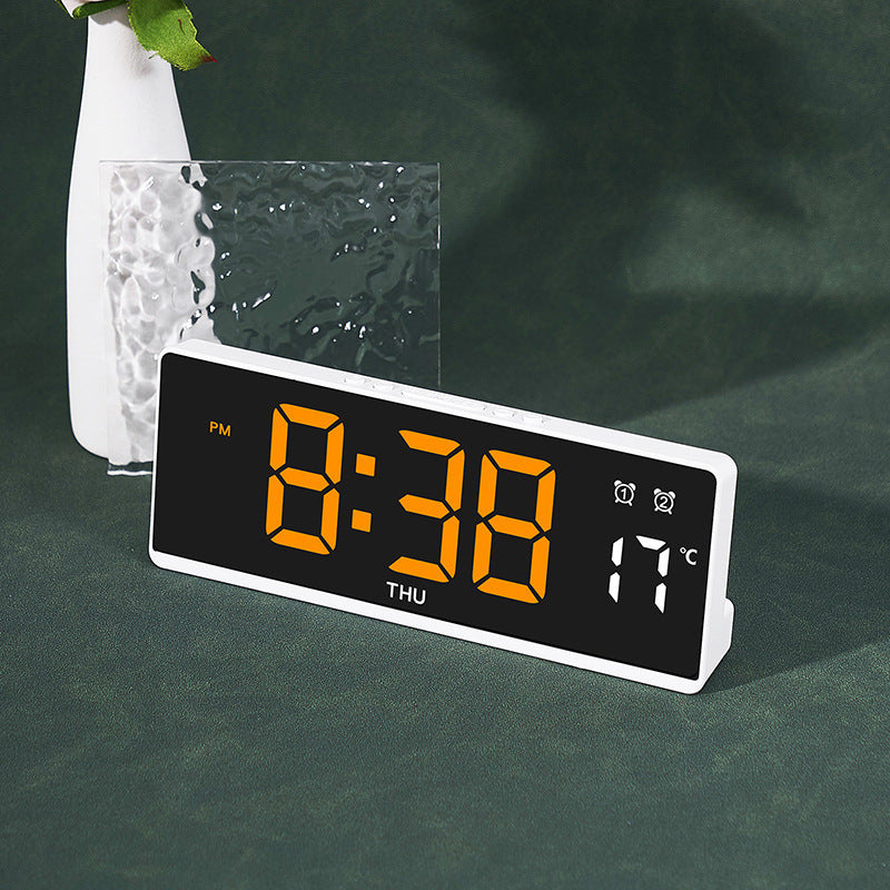 Digital alarm clock with large LED display and weather forecast Kalsten