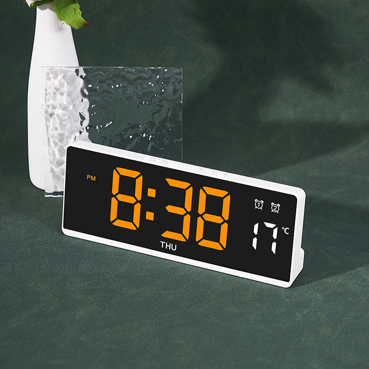 Digital alarm clock with large LED display and weather forecast Kalsten